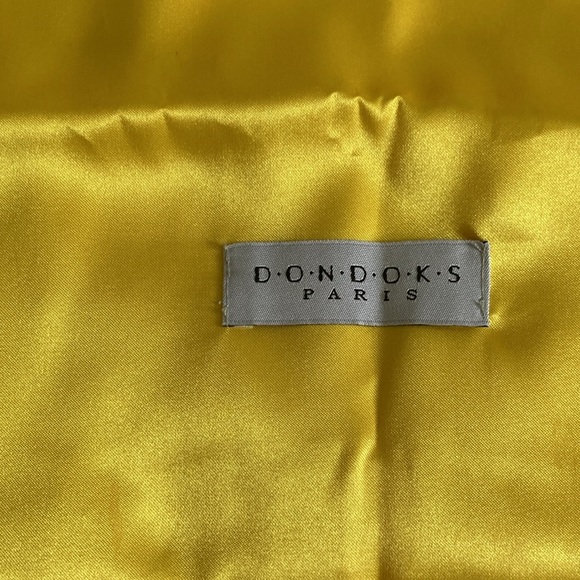 Dondoks Yellow Satin Bag with Pink Ribbon - Picture 2 of 2